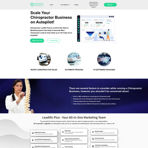 Chiropractor Leadific Plus Screenshot