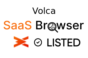 Volca - SaaS Browser Verified Badge