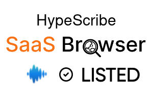 HypeScribe - SaaS Browser Verified Badge