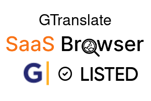 GTranslate - SaaS Browser Verified Badge