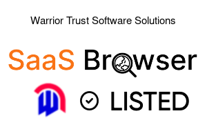 Warrior Trust Software Solutions - SaaS Browser Verified Badge