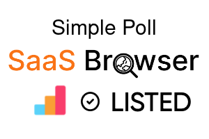 Simple Poll - SaaS Browser Verified Badge
