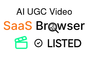AI UGC Video - SaaS Browser Verified Badge
