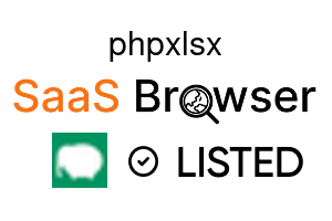 phpxlsx - SaaS Browser Verified Badge