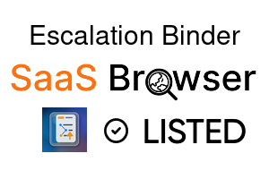 Escalation Binder - SaaS Browser Verified Badge