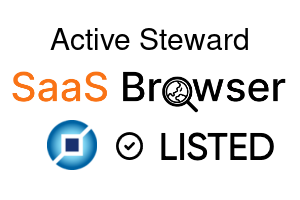 Active Steward - SaaS Browser Verified Badge