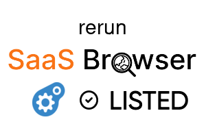 rerun - SaaS Browser Verified Badge