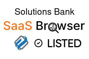 Solutions Bank - SaaS Browser Verified Badge