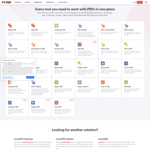 iLovePDF Screenshot
