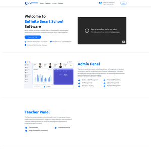 Enfinite Smart School Screenshot