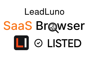 LeadLuno - SaaS Browser Verified Badge