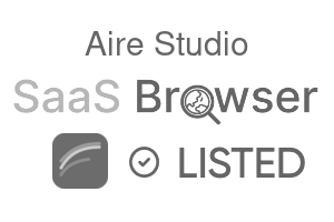 Aire Studio - SaaS Browser Verified Badge
