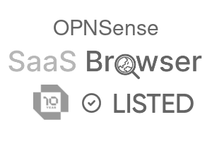 OPNSense - SaaS Browser Verified Badge