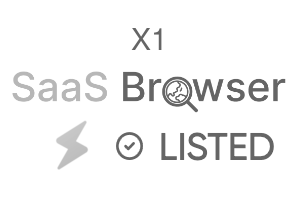 X1 - SaaS Browser Verified Badge