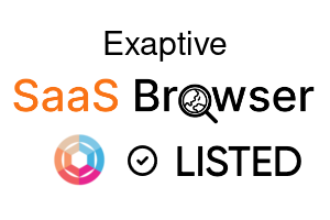 Exaptive - SaaS Browser Verified Badge