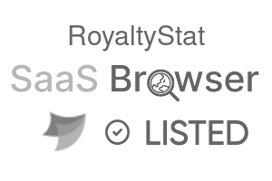 RoyaltyStat - SaaS Browser Verified Badge