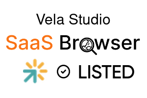 Vela Studio - SaaS Browser Verified Badge