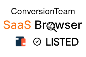 ConversionTeam - SaaS Browser Verified Badge