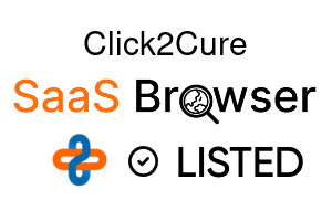 Click2Cure - SaaS Browser Verified Badge