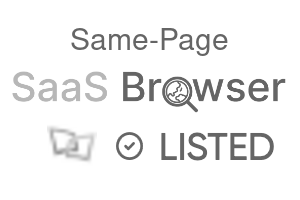 Same-Page - SaaS Browser Verified Badge
