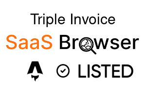 Triple Invoice - SaaS Browser Verified Badge