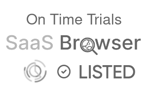 On Time Trials - SaaS Browser Verified Badge