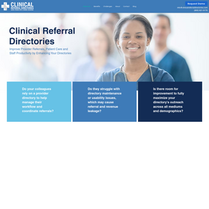 Clinical Referral Directories Screenshot