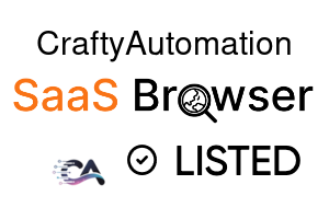 CraftyAutomation - SaaS Browser Verified Badge