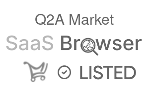 Q2A Market - SaaS Browser Verified Badge