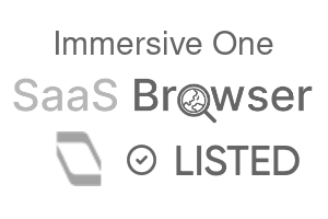 Immersive One - SaaS Browser Verified Badge