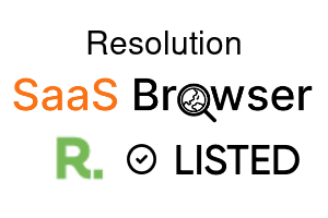 Resolution - SaaS Browser Verified Badge