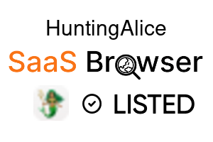 HuntingAlice - SaaS Browser Verified Badge