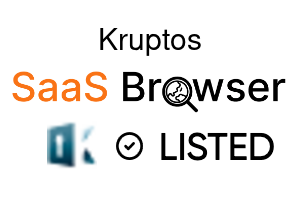 Kruptos - SaaS Browser Verified Badge