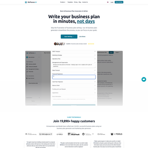 BizPlanner Screenshot
