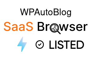 WPAutoBlog - SaaS Browser Verified Badge
