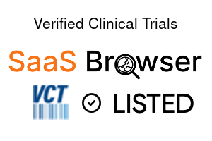 Verified Clinical Trials - SaaS Browser Verified Badge