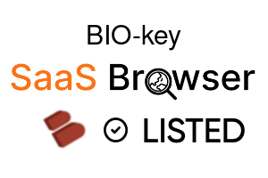 BIO-key - SaaS Browser Verified Badge