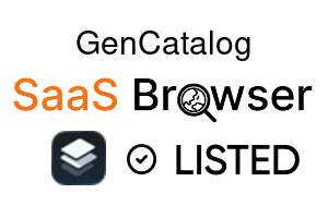 GenCatalog - SaaS Browser Verified Badge