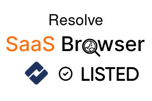 Resolve - SaaS Browser Verified Badge