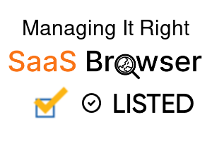 Managing It Right - SaaS Browser Verified Badge