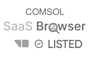 COMSOL - SaaS Browser Verified Badge