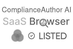 ComplianceAuthor AI - SaaS Browser Verified Badge