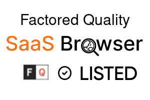 Factored Quality - SaaS Browser Verified Badge