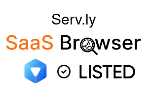 Serv.ly - SaaS Browser Verified Badge