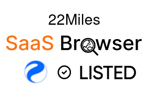 22Miles - SaaS Browser Verified Badge