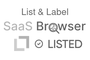 List & Label - SaaS Browser Verified Badge
