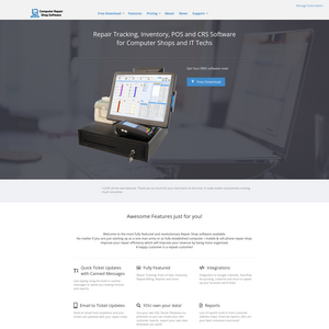 Computer Repair Shop Software Screenshot