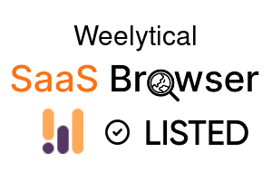 Weelytical - SaaS Browser Verified Badge