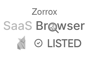 Zorrox - SaaS Browser Verified Badge