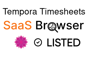 Tempora Timesheets - SaaS Browser Verified Badge